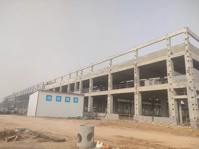 អាគារឃ្លាំងសំណង់ដែក Prefab